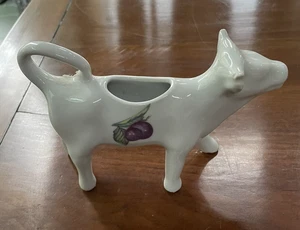 CORDON BLEU BIA KUH SAHNEKÄNNCHEN PORZELLAN Blumenfigur 4 1/2" HOCH - UNBENUTZT - Bild 1 von 6