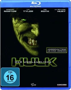Der unglaubliche Hulk (ungeschnittene US-Kinoversion (Blu-ray) (Importación USA) - Imagen 1 de 7