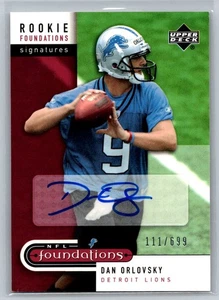 2005 Upper Deck Foundations #201 Dan Orlovsky #/699 - Bild 1 von 2