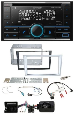Kenwood CD 2DIN DAB USB Lenkrad Bluetooth Autoradio für Opel Zafira Astra H Cors - Bild 1 von 4