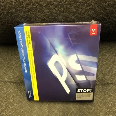 Win Adobe Photoshop CS5 Extended Student Teacher Edition Bildung BRANDNEU - Bild 1 von 4