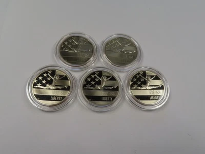 LOT OF 5 1992 S OLYMPICS GYMNASTICS COMMEMORATIVE PROOF CLAD HALF DOLLAR COINS - Image 1 of 4
