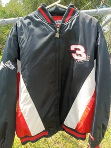 Vintage Nutmeg Dale Earnhardt Jacke Herren Large Nascar Intimidator Satin Bomber - Bild 1 von 15