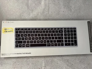 Teclado Bluetooth Satechi Slim X2 - Gris espacial: mecánico, retroiluminado, USB-C - Imagen 1 de 7
