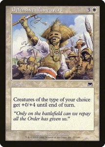DEFENSIVE MANEUVERS X 4 E/X+ ONSLAUGHT MAGIC THE GATHERING - Picture 1 of 1