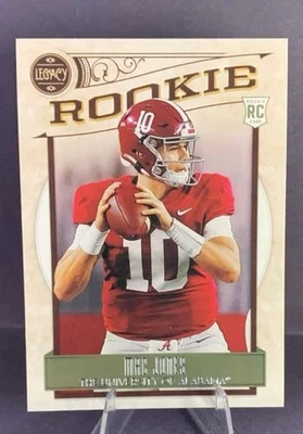 Mac Jones Rookie 2021 Panini Chronicles Draft #366 Legacy RC Alabama 49ers - Image 1 of 2