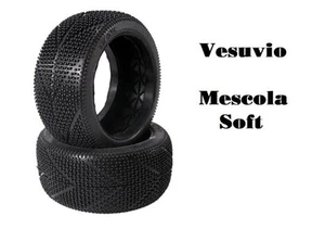 Hotracetyres - Solo gomme Vesuvio Soft 1/8 2pz senza cerchi ne mousse - Imagen 1 de 1
