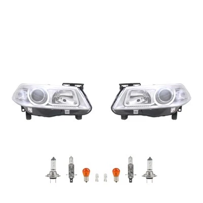 Scheinwerfer Set passend für Renault Megane II 01/06- + Leuchtmitt. links rechts - Bild 1 von 4