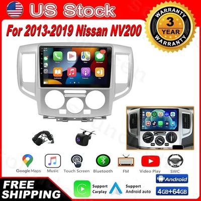Fit For Apple Carplay For 2013-2019 Nissan NV200 Android 15 Car Stereo Radio GPS - Image 1 of 4