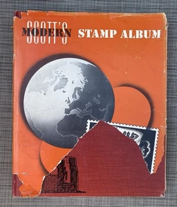 Scott’s Modern Postage Stamp Album Book 1956 Edition — Stamps Within - Bild 1 von 11