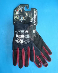 MTB BMX Cycle Race Face Indy Black Men Gloves Small Bike Bicycle - NEW - Picture 1 of 6