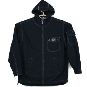 Gap Kids Girls Boys Jacket Coat Wind Breaker Size XXL 2XL Blue Zip Up Hooded - Picture 1 of 8