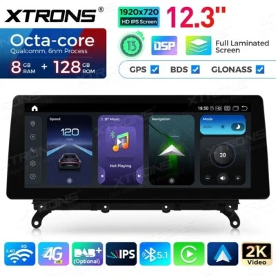AUTORADIO ANDROID 8/128GB STEREO AUTO BMW X3 X4 F25 F26 2014-2016 NAVI NBT SYS - Immagine 1 di 4
