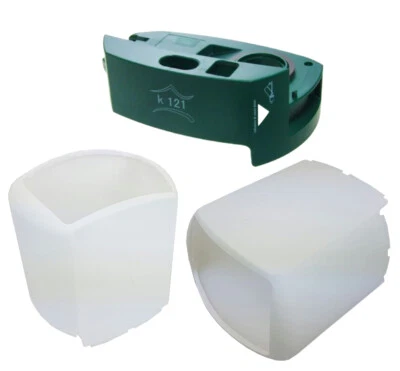 CALOTTA CHIUSURA CORPO MOTORE + GUSCIO SCOCCA BIANCO PER FOLLETTO VORWERK VK 121