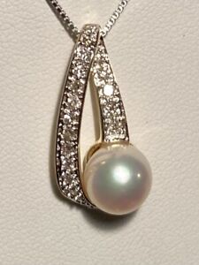 Beautiful pendant 14K Solid gold 14K Pure Solid Yellow Gold Genuine Pearl Pendant Elegant gift Perl pendant Genuine pearl Black Pearl