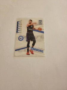 Ben Simmons 2021-22 Elite Clarity Acetate Insert Card #30