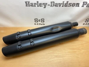 Harley-Davidson Touring Exhaust MUFFLER Silencer Euro4 MK8 64900769 64900770 - Picture 1 of 5