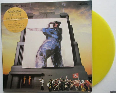 SPANDAU BALLET Parade 1984 OZ Only YELLOW Vinyl Tour LP + POSTER Synth Pop MINTY - Image 1 of 4