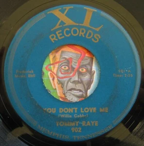 HEAR Tommy Raye 45 You Don't Love Me/Let Me Be The Last XL mod soul R&B popcorn - Picture 1 of 2