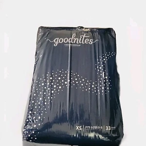 Goodnight Nighttime Disposable Toddler Underwear XS Fits Sizes 3-5; 33 Count - Picture 1 of 1