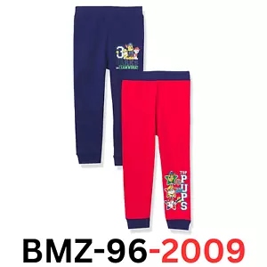 Paw Patrol Toddler Toddler Boy's 2-Pack Jogger Pants, Blue Red, Size 5T - Picture 1 of 1