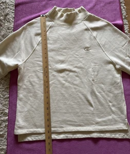 New Champion Natural cream beige Oversized Sweatshirt Women's Large - Picture 1 of 6