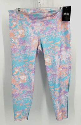 LEGGINGS CORTOS AL TOBILLO UNDER ARMOUR Juvenil Niña Talla XL Estampado Acuarela Pastel NUEVO Foto 1 de 4