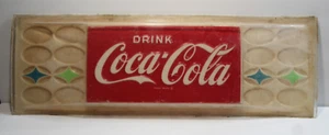 25" Large 1950s Vintage Coca Cola Sign Vintage Mid Century Modern Sign MCM Coke - Picture 1 of 20