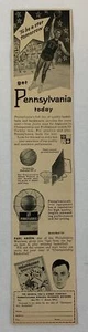 Anuncio de equipo de baloncesto Pennsylvania 1958 ~ Paul Arizin - Imagen 1 de 1