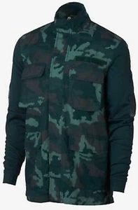 Nike Mens Camo Jacket 928621 372 M65 Green Camouflage Military Size Small Large - Picture 1 of 4