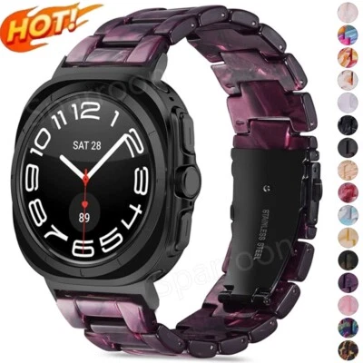 Correa de muñeca de resina de repuesto para reloj Samsung Galaxy Ultra 47 mm 2024 Foto 1 de 4