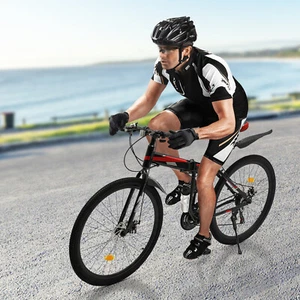 26" 21-gang Mountainbike Mtb Klappfahrr?d Scheibenbremse Mountainbike Fahrr?der - Bild 1 von 20
