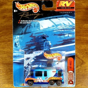 Hot Wheels Racing RV Series GMC Motorhome 1/25000 Blue 44 BW Blackwall 2000 3/4 - Picture 1 of 3