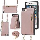 for iPhone SE iPhone 8 Wallet Case for Women Men,iPhone 7 Case with Strap Sta...