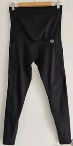 Active Truth Womens Maternity Leggings SMALL Black Pregnancy Full Length - Picture 1 of 4
