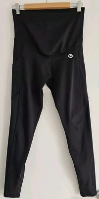 Active Truth Womens Maternity Leggings SMALL Black Pregnancy Full Length - Image 1 of 4