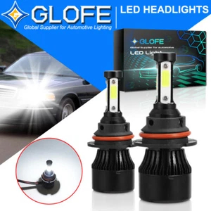 For 1998-2011 FORD Crown Victoria 9007 HB5 LED Headlight Bulbs Hi-Lo beam Combo - Picture 1 of 8