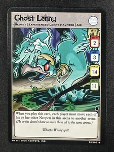 Neopets Ghost Lenny 52/100 The Haunted Woods Neopet Uncommon - Bild 1 von 2