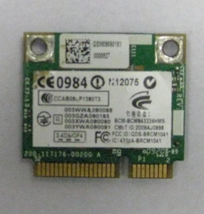 HP COMPAQ CQ56-2545A WiFi WLAN Model N12075 : BCM94313HMG2LP1 Wireless Card - Bild 1 von 1