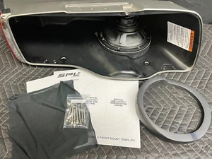 8" Front Harley Saddlebag Speaker Mounting Ring Adapters w/CLOTH 2014-2023 - Picture 1 of 5