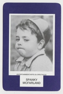 Spanky McFarland as child 1993 Face to Face Game Card - Card from Canadian Game - Picture 1 of 2