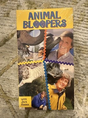 Animal Bloopers With Jack Hanna (VHS, 1994) New SEALED - Image 1 of 4