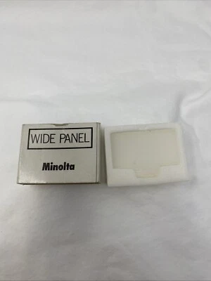 Minolta Wide Panel Diffuser for Minolta 200 Flash Genuine, W/Original Packaging - Image 1 of 4