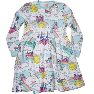 Cakeworthy My Little Pony Sweater Dress Long Sleeve Blue Printed Ladies Small S - Picture 1 of 13