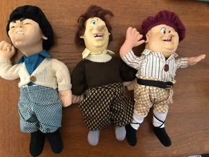 1997 Spumco Three Stooges Dolls Moe,Larry & Curly - Picture 1 of 10