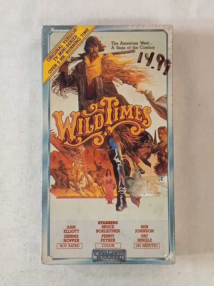 Wild Times VHS Video Tape SEALED 1989 Cowboy Western Sam Elliott Dennis Hopper Foto 1 de 4