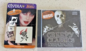 ELVIRA Temporäre Tattoos seltene + gruselige Klassiker CD. Neu Kostenloser Versand - Bild 1 von 4