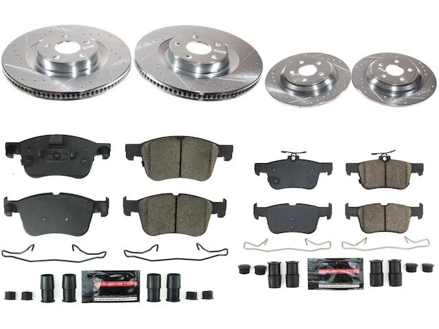 Kit de pastilha de freio dianteiro e traseiro e rotor para 2022-2024 Ford Maverick 2023 CZ897BN - Imagem 1 de 1