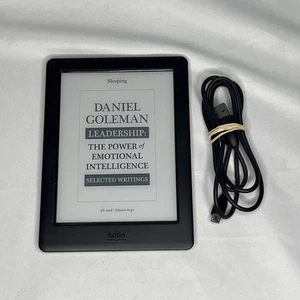 Kobo Glo HD eReader Touchscreen- 4 GB - Wi-Fi 6" - Black N437 Tested - Picture 1 of 8