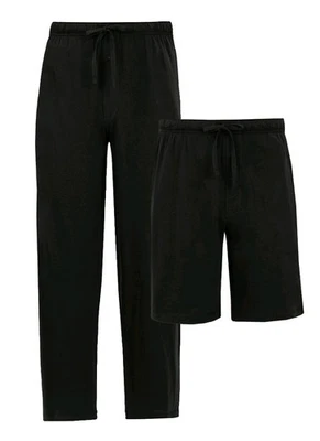 Paquete de pantalones cortos y pantalones para dormir Fruit of the Loom para hombre, paquete de 2, talla S Foto 1 de 4